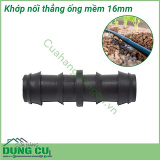 Khớp nối thẳng 16mm ống mềm
