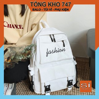 Sỉ Balo ULLZANG BL221, balo thời trang FASHION vải oxford, nhiều ngăn có khóa nhựa