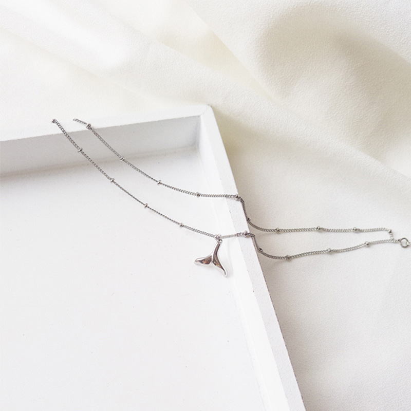 Lắc chân nhiều lớp mặt hình đuôi tiên cá thời trang Hàn Quốc chất lượng cao dành cho bạn nữ | BigBuy360 - bigbuy360.vn