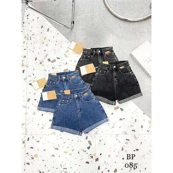 Quần short jean co giãn