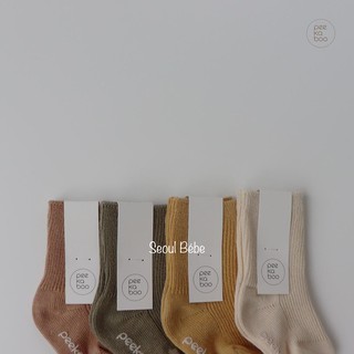 Set 4 đôi tất bắp Peekaboo