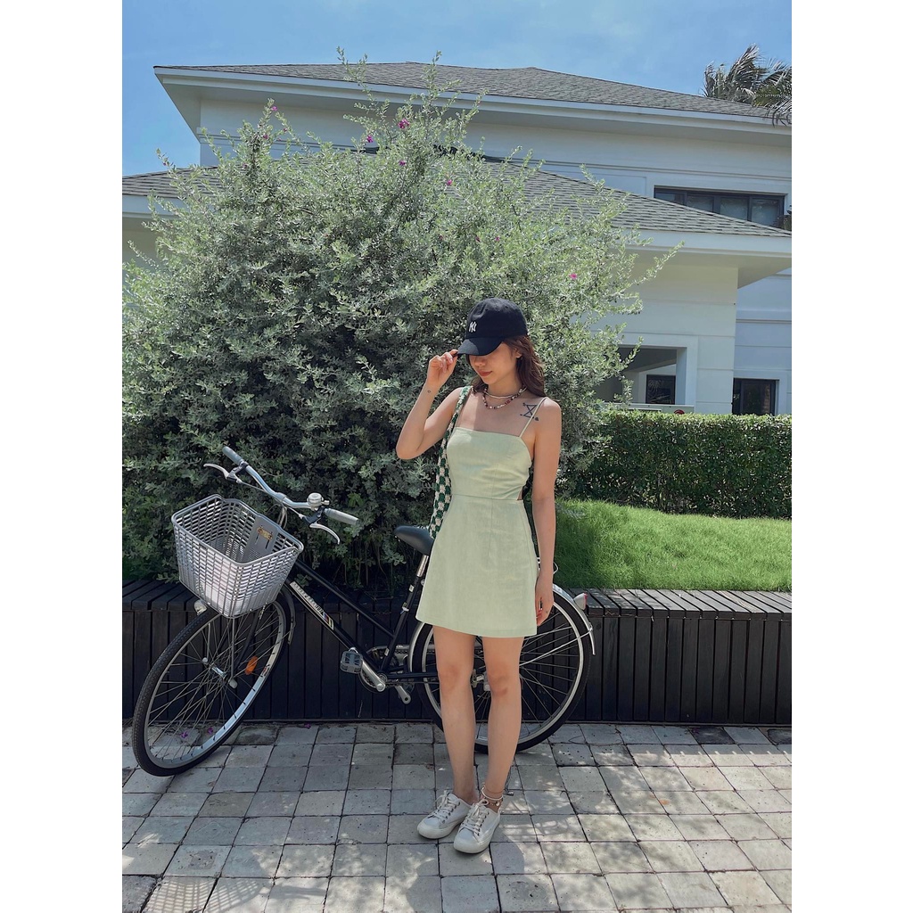 LEMONCHICVN - Đầm hai dây hở lưng - D197