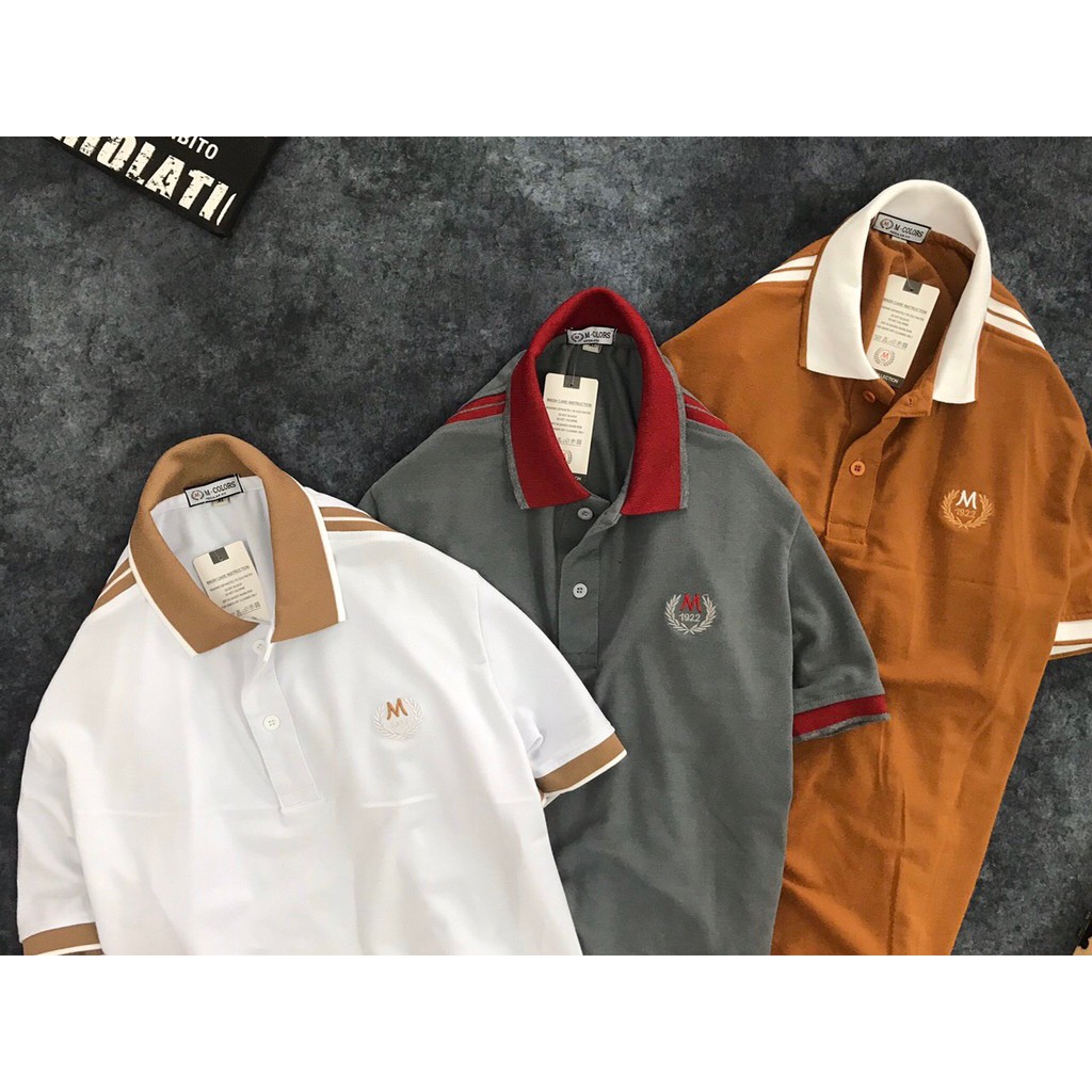 Áo thun nam Havis Mabu 1922 có cổ logo thêu cao câp ASTD086 | BigBuy360 - bigbuy360.vn