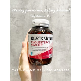 Viên uống giảm mỡ máu, cân bằng Cholesterol Health Blackmores 60viên