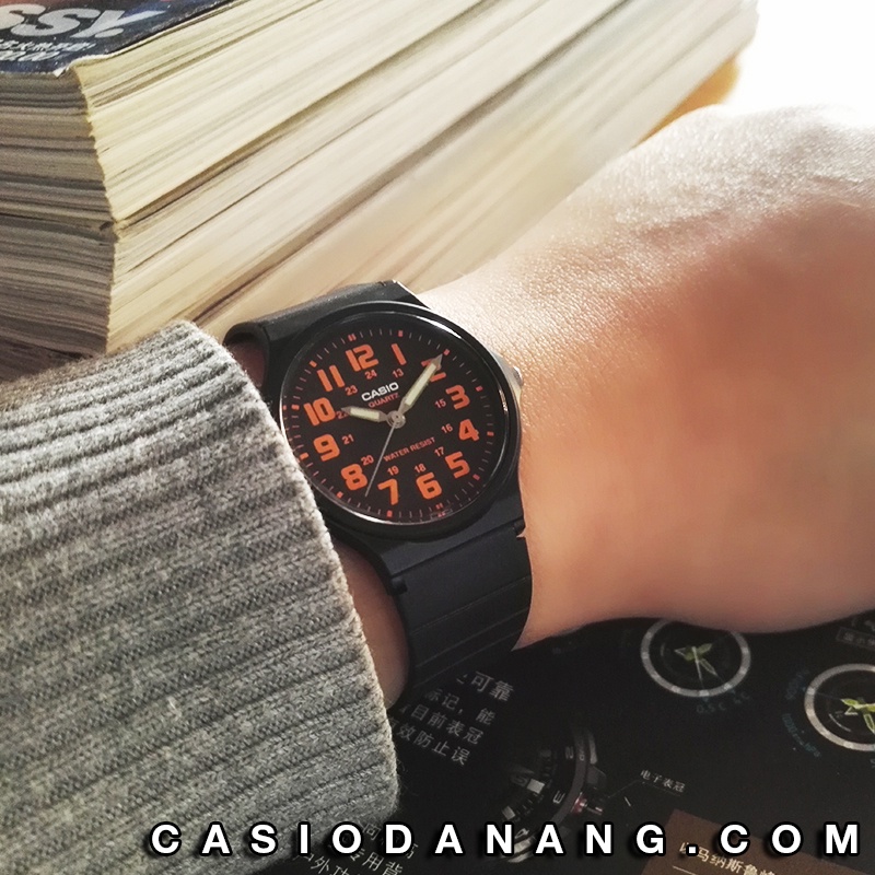 Đồng hồ unisex dây nhựa Casio chính hãng Anh Khuê MQ-71-4BDF (34mm)