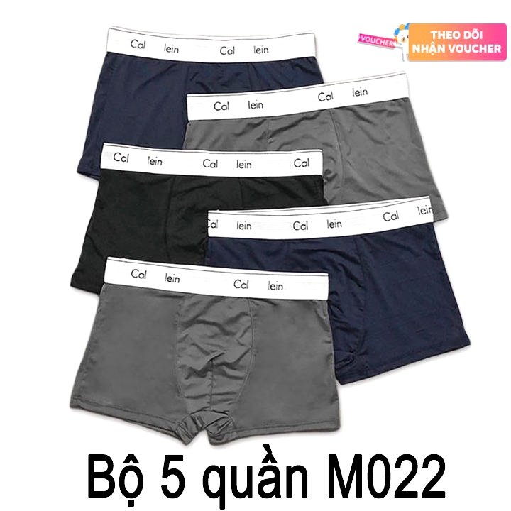 [HCM][Set 5 quần + Freeship] Quần sịp đùi Boxer Nam, Quần Lót Nam co gian 4 chiều