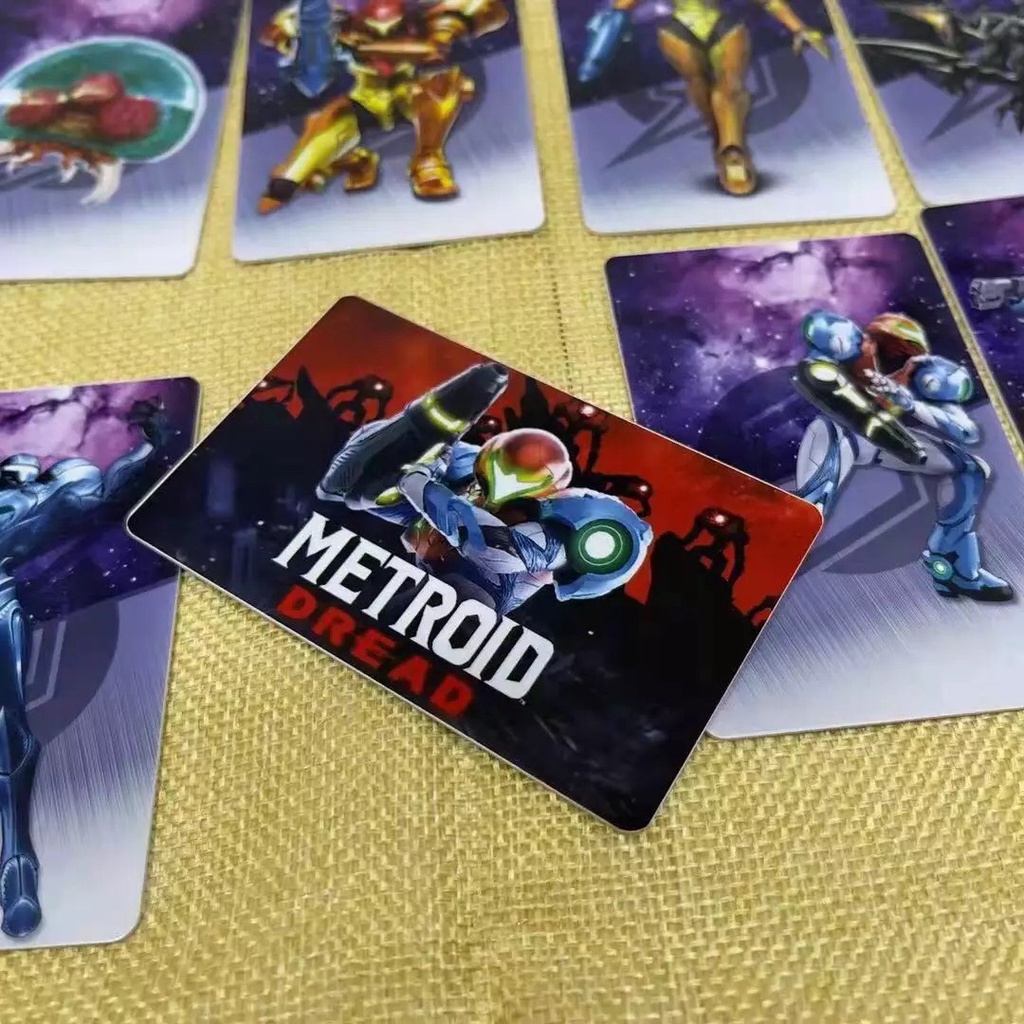 Bộ 8 Thẻ Amiibo Scan NFC Dành Cho Game Metroid Dread Trên Hệ Máy Cầm Tay Nintendo Switch / Lite