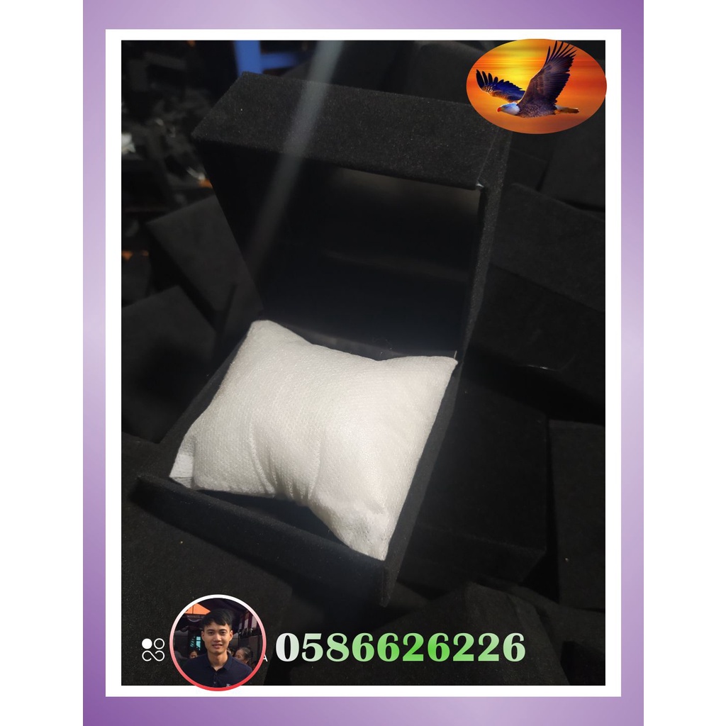 Hộp Đồng Hồ Nhựa đen Giả da siêu đẹp