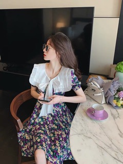 ĐẦM HOA TÍM - VÀNG - XANH CỔ BÈO