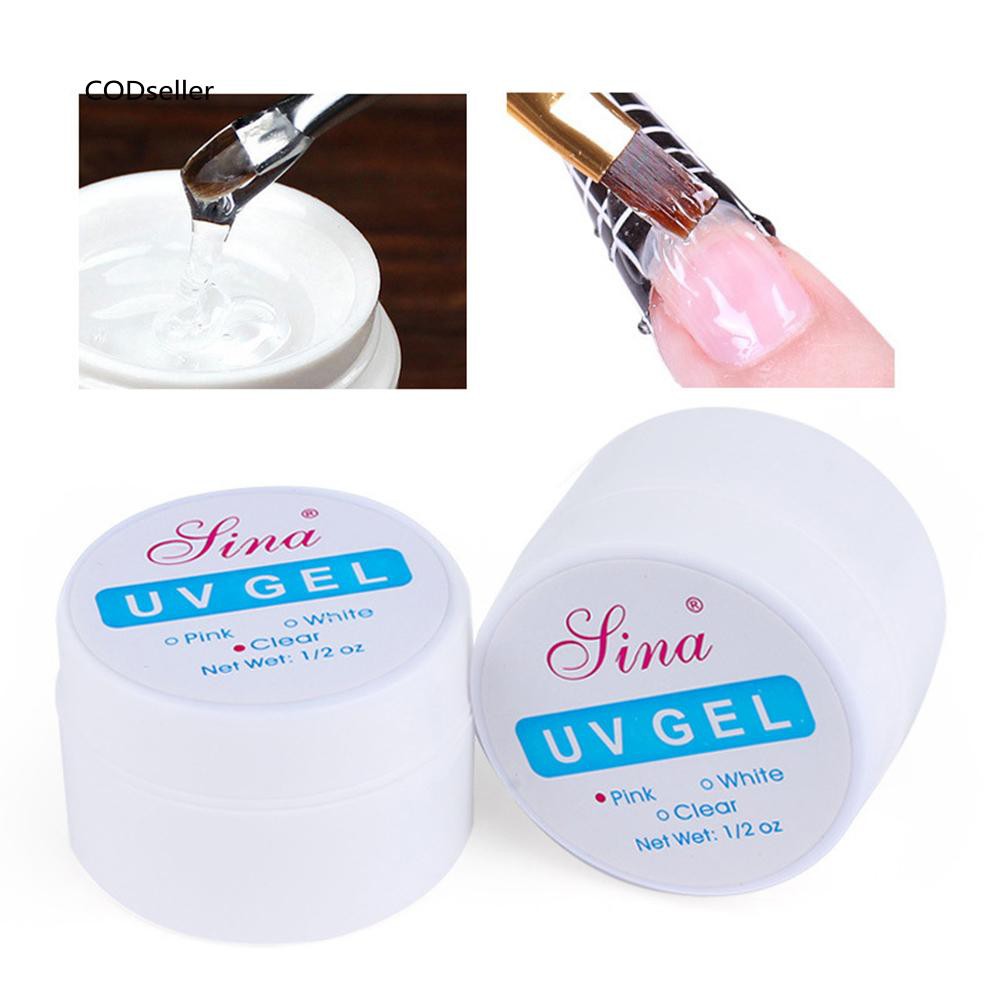 [Hàng mới về] Gel đắp móng UV nghệ thuật làm đẹp tiện dụng cho nữ