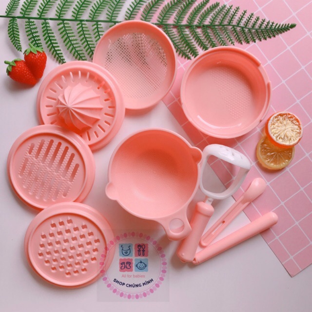 Bộ dụng cụ chế biến ăn dặm cho bé