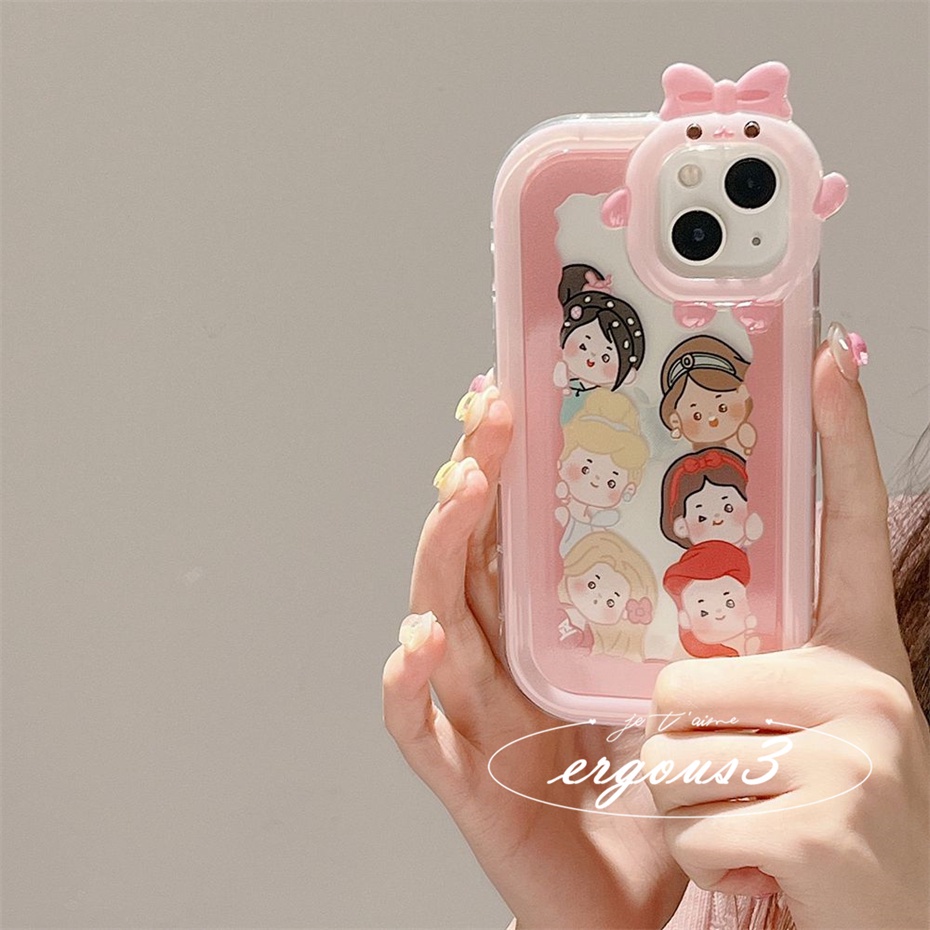 Ốp Điện Thoại Mềm In Hoạt Hình Công Chúa Cho iPhone 14 13 12 11 Pro Max SE2020 X XR Xs Max 7 8 6 6s Plus