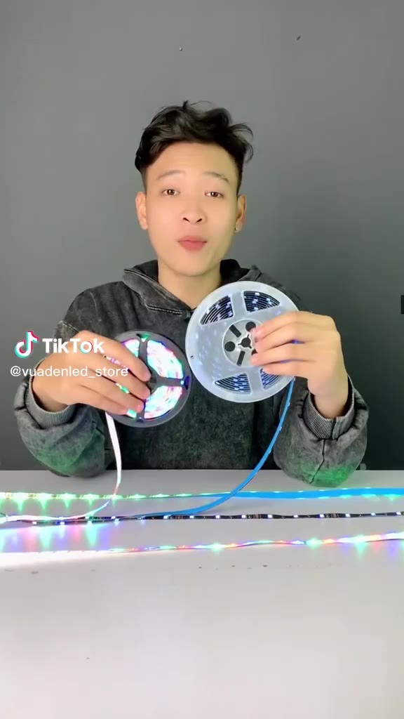 Đèn dây led RGB 2M 3M 5M trang trí decor phòng, decor bàn gaming, có chế độ nháy theo nhạc điều chỉnh bằng remote và app | BigBuy360 - bigbuy360.vn