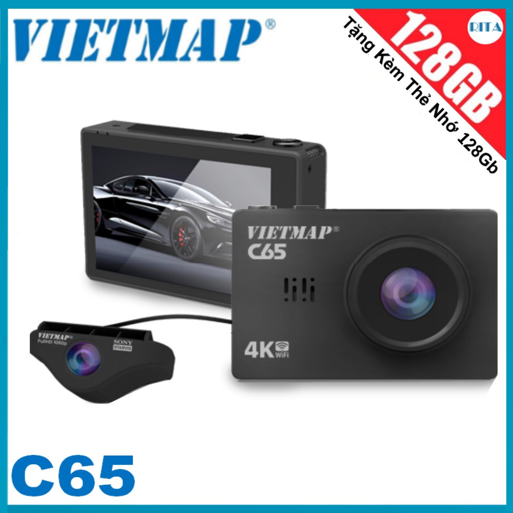 [Kèm Thẻ Nhớ 128Gb] Camera Hành Trình Vietmap C65