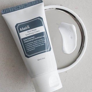 Kem dưỡng ẩm sâu dành cho da khô, mất nước Klairs Rich Moist Soothing Cream 60ml
