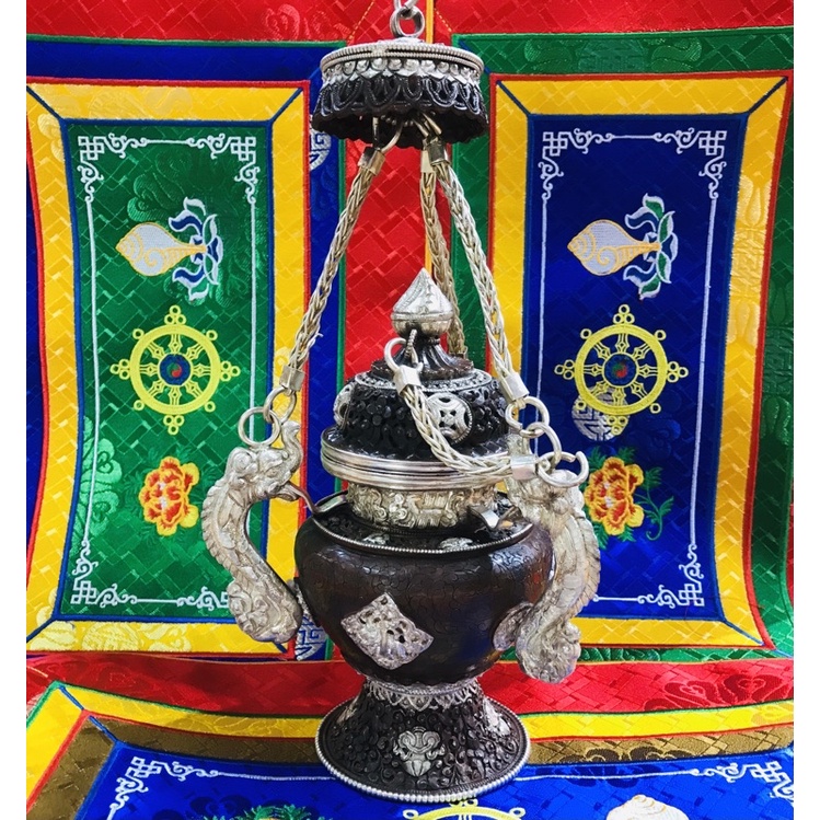 LƯ XÔNG DÂY XÍCH BẠC NEPAL 20CM
