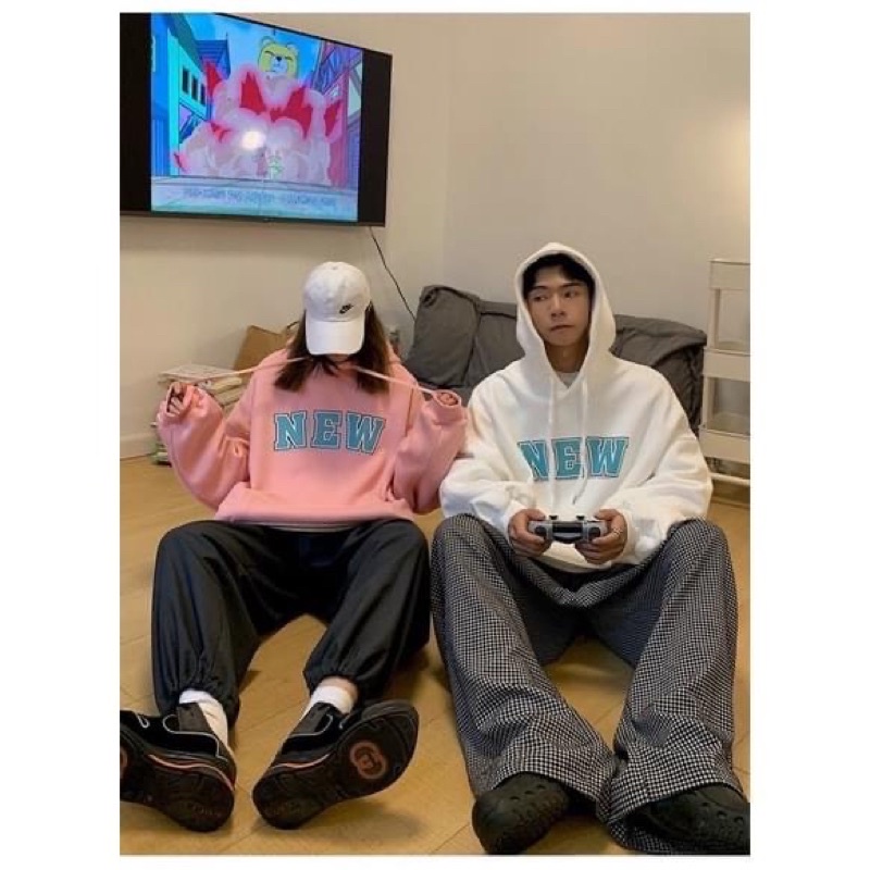 Áo Hoodie Nam Nữ Unisex Form Rộng Vải Nỉ Lót Bông Dày Dặn