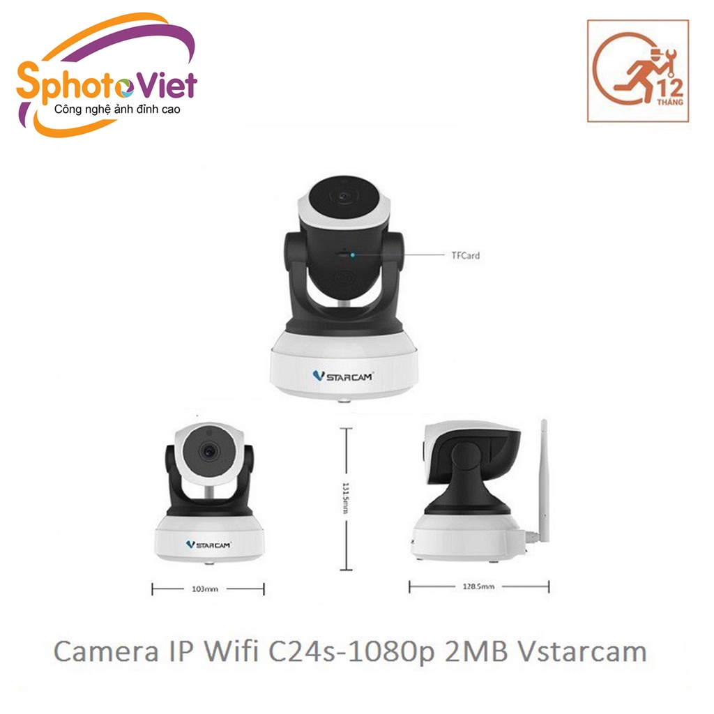 Camera wifi IP Vstarcam C24s Full HD 1080P