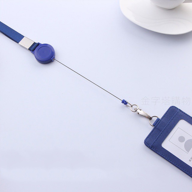 Bao Da PU Đựng Thẻ ID Kèm Dây Đeo Tiện Dụng