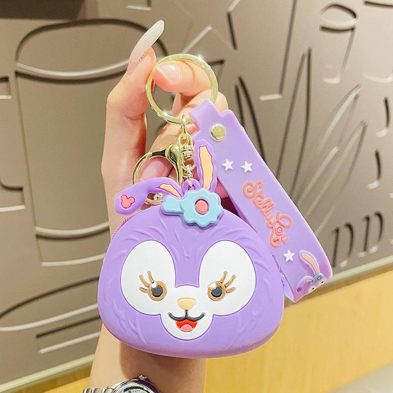 Ví Silicon Mini Đựng Tiền Xu / Son Môi / Tai Nghe Di Động Hình Stella Ngôi Sao Delu Stella