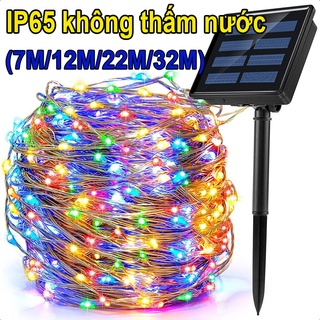 32M300LED Đèn dây năng lượng mặt trời ngoài trời không thấm nước 8 chế độ Đèn thần tiên Đèn trang trí tiệc Giáng sinh
