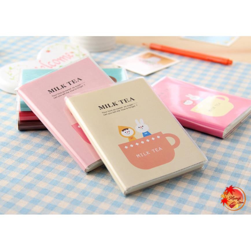 [Mã LIFE0803ALL giảm 10% đơn 0K] Set 5 cuốn Sổ tay mini MILK TEA độc đáo SIÊU RẺ !!!