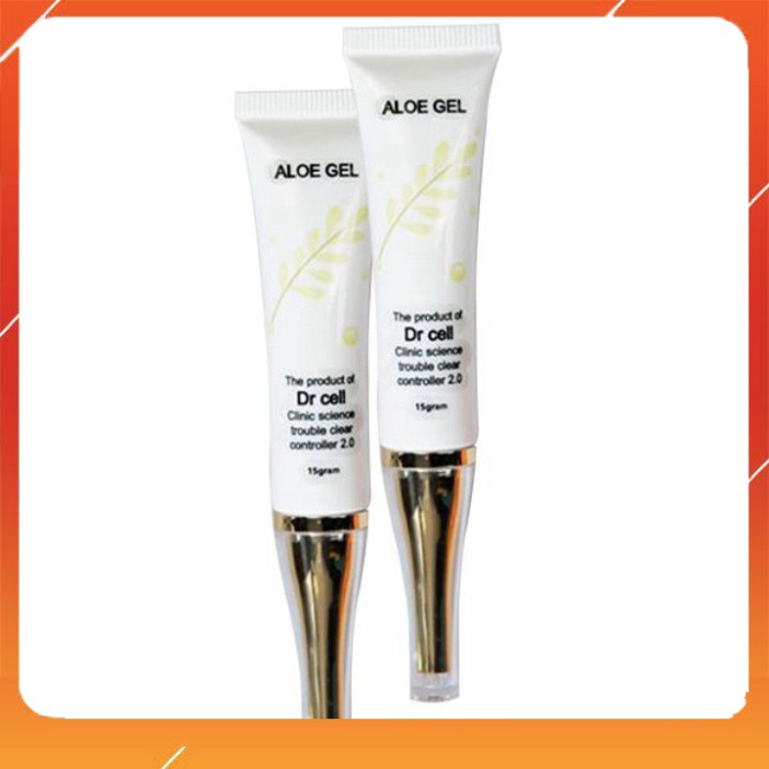 Gel Mụn Nha Đam Dr Cell, Giảm Sưng Viêm, Giúp Khô Đầu Mụn Nhanh Chóng, Kháng Khuẩn Chống Lây Lan Mun 15gr Chính Hãng