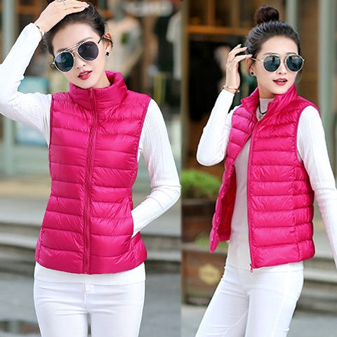 Áo Khoác Phao Không Tay Dáng Ôm Thời Trang Mùa Đông Hàn Quốc Dành Cho Nữ | BigBuy360 - bigbuy360.vn
