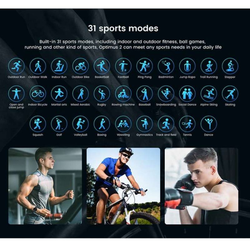 Đồng hồ KOSPET Optimus 2 4BB+128GB Camera 13 triệu xoay Điện thoại đồng hồ thông minh Android