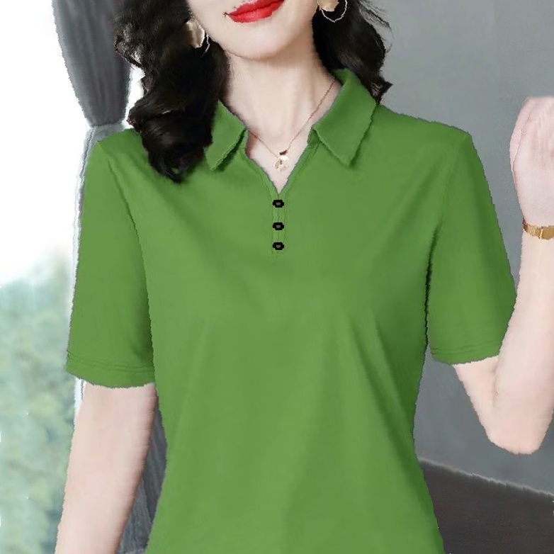 Áo polo tay lửng thời trang dành cho nữ