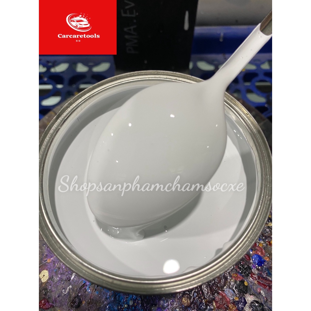 Trắng ngã dương nhẹ tự bóng - Sơn 2k thổi mâm lon 0.5kg