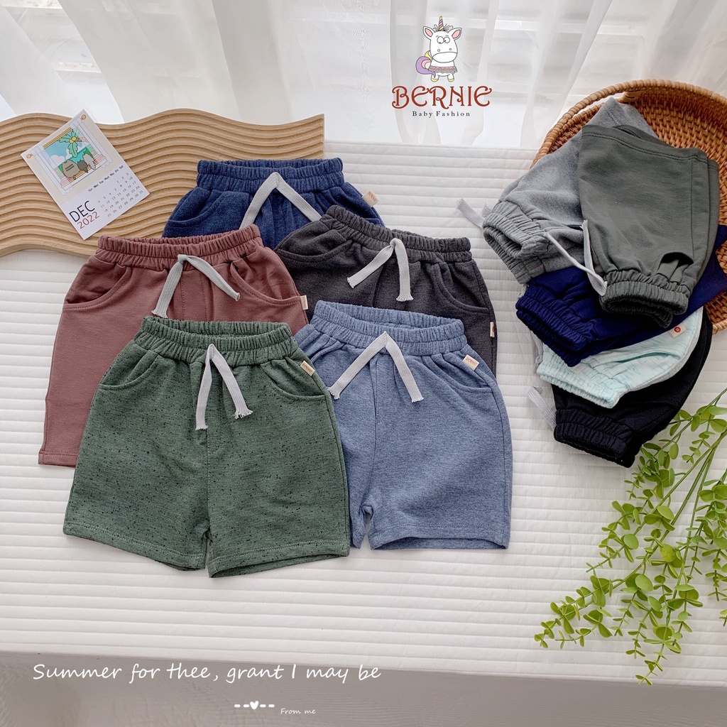 Combo 3 Quần Sooc Hè Cho Bé, Hàng Xuất Mẫu Mới, 100% Cotton Cao Cấp Mềm Mịn, Co Giãn