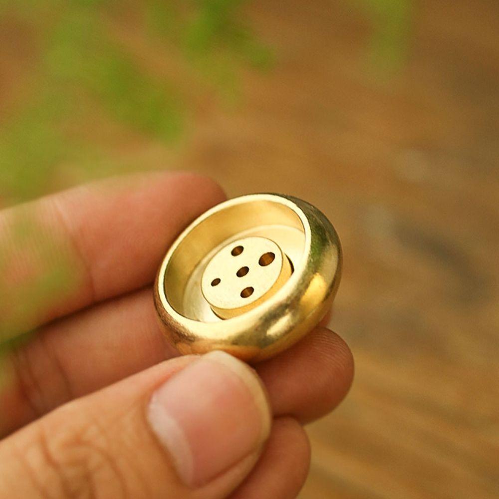 Giá Đỡ Trầm Hương Hình Nón Mini Bằng Đồng Dùng Tập Yoga