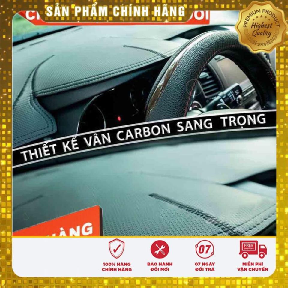 FREE SHIP- Thảm Taplo FORD FOCUS bằng Nhung lông Cừu hoặc Da vân Carbon