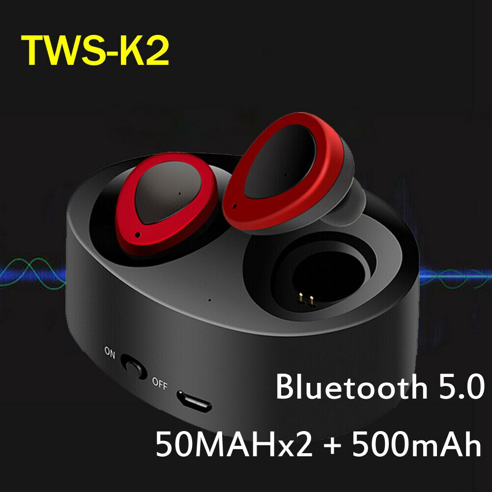 Bộ Tai Nghe Bluetooth Không Dây Mini K2 Tws Có Hộp Sạc