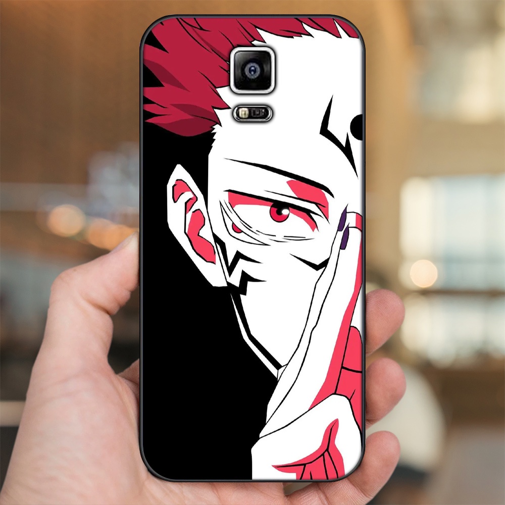 Ốp lưng Samsung Note 4 viền đen in hình Yuji Jujutsu Kaisen
