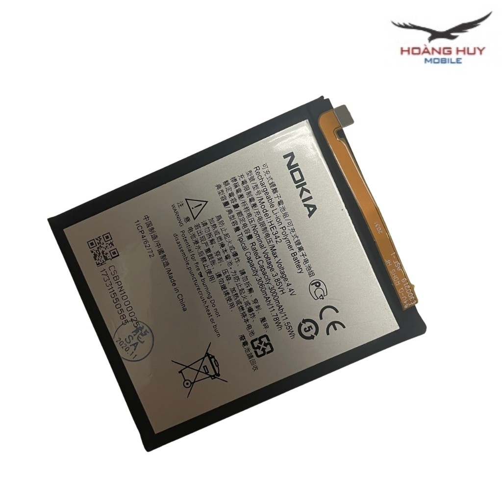 Pin Nokia X5 / Nokia 5.1 Plus / Nokia X6 / Nokia 6.1 Plus HE342 Dung Lượng 3060mAh Hàng Zin Nhập Khẩu Bảo Hành 6 Tháng