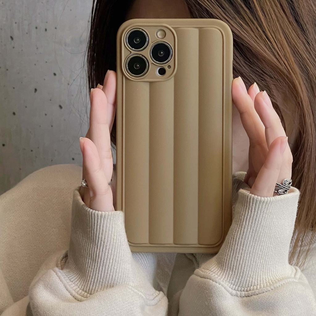 Ốp điện thoại mềm tông đất thích hợp cho Iphone 13pro i11 i12 8p Xr 8 + 7plus X Xs Max X 13pro Max 12pro 11promax