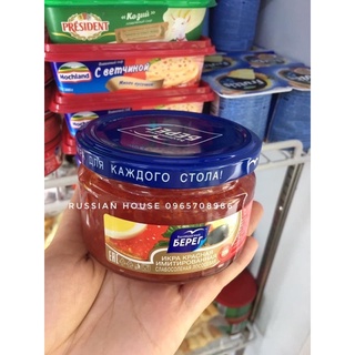 Trứng cá đỏ muối của Nga/220g