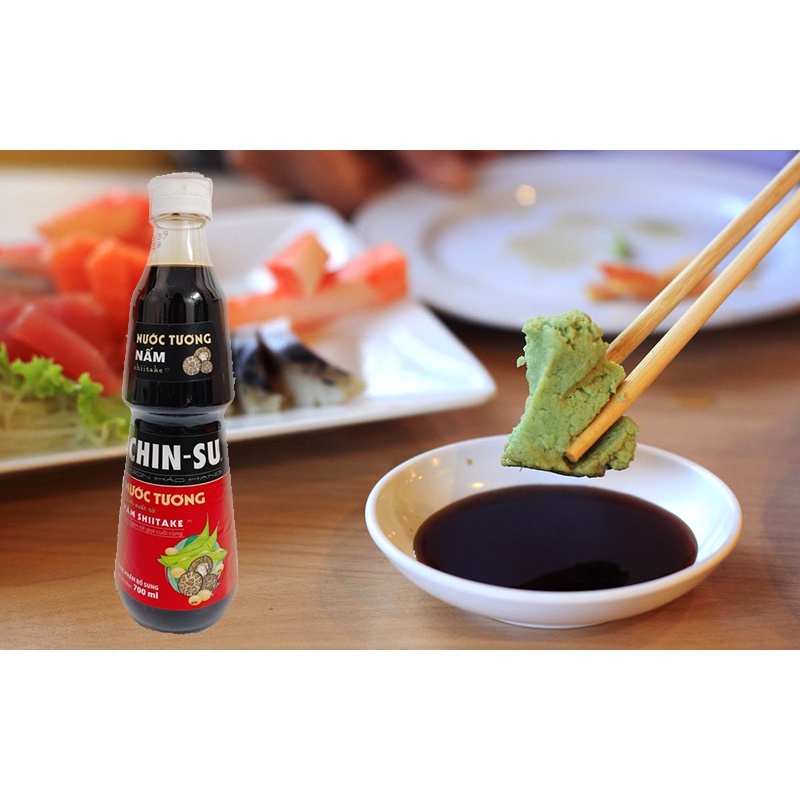 Nước Tương Nấm Shiitake CHINSU chai 700ml/330ml/120ml