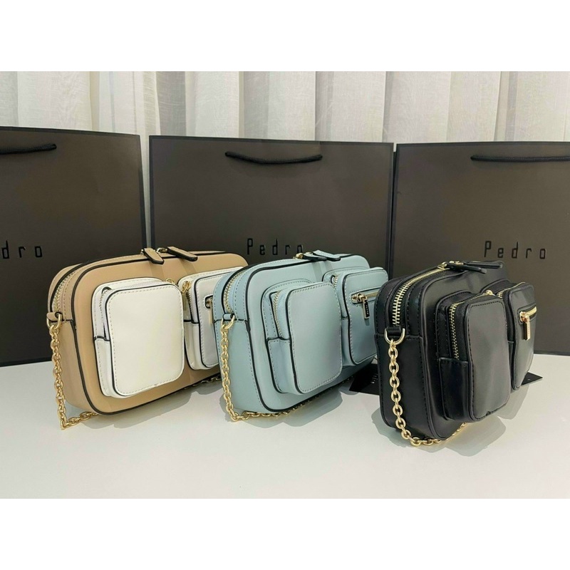 TNS - Túi đeo chéo Pedrio Boxy Crossbody Bag-xanh mint