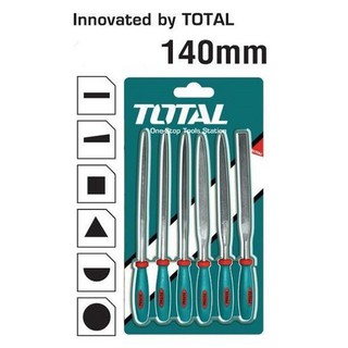 Bộ giũa sắt 6 chi tiết Total THT91462