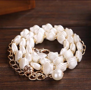 Thắt lưng chuỗi hạt giả ngọc trai
