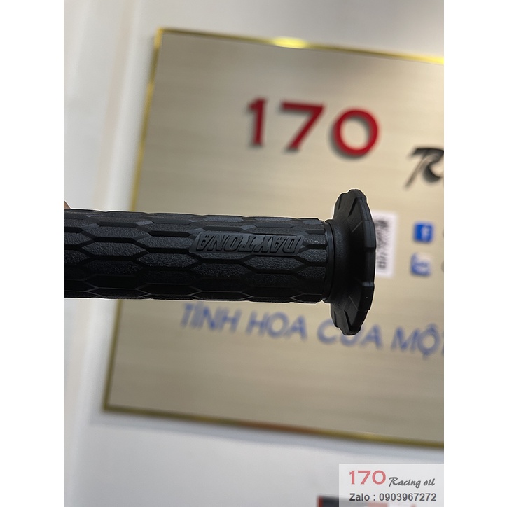(HCM) Bao Tay (Tay Lái ) Xe Máy DAYTONA GRIPPY GRIP BLACK Có Vân Chìm Mã 97472 - Hàng Chính Hãng Nhập Khẩu Nhật Bản 100%