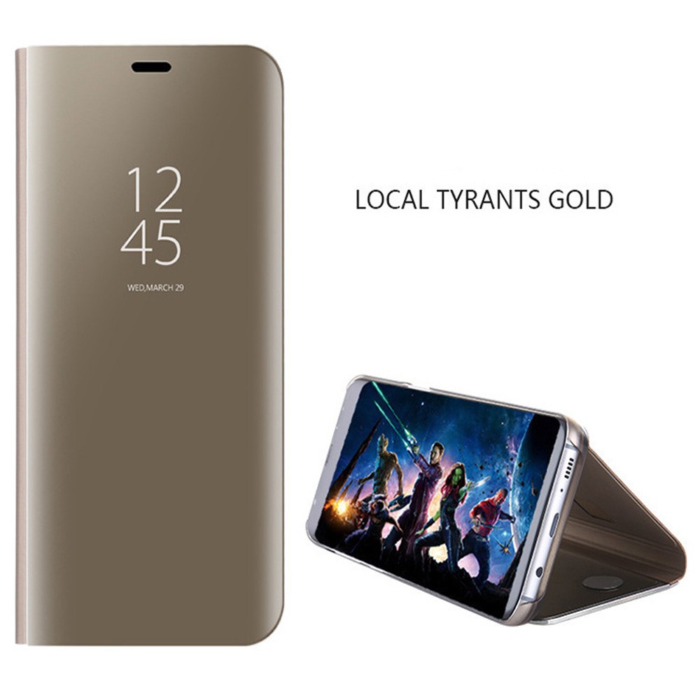 Bao da điện thoại có đế đỡ gấp bề mặt tráng gương sang trọng cho iphone XSMax | BigBuy360 - bigbuy360.vn