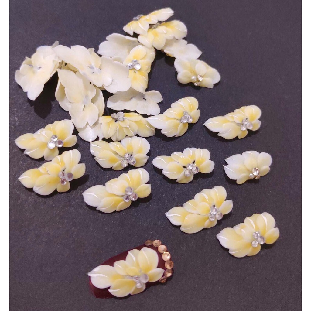 Hoa Cúc Góc Vẽ Ôm Móng, Làm Nail (Giá 1 Bông)