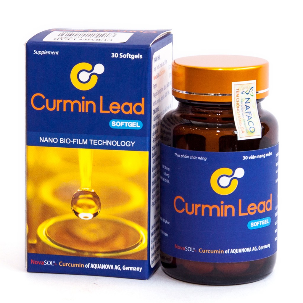 Curmin Lead 335mg 1 VIÊN = 5,3 KG NGHỆ (Công nghệ màng sinh học Nano)[sale99]