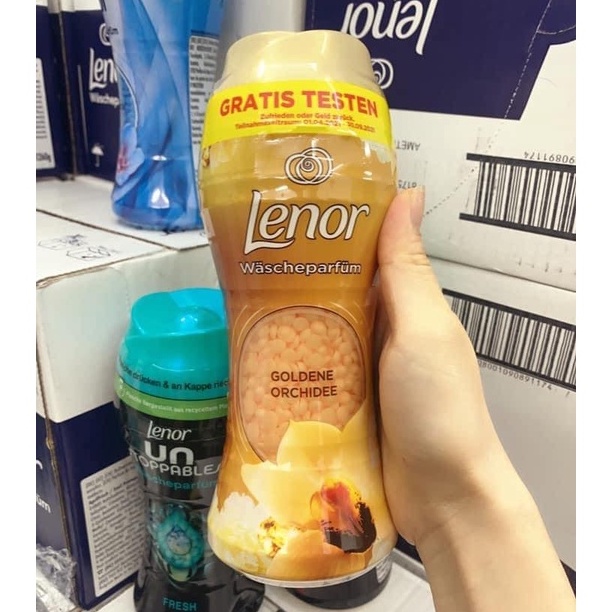 Viên Xả Khô Lenor Đức - XẢ VẢI HƯƠNG NƯỚC HOA 210GR ĐỨC - LENOR VÀNG