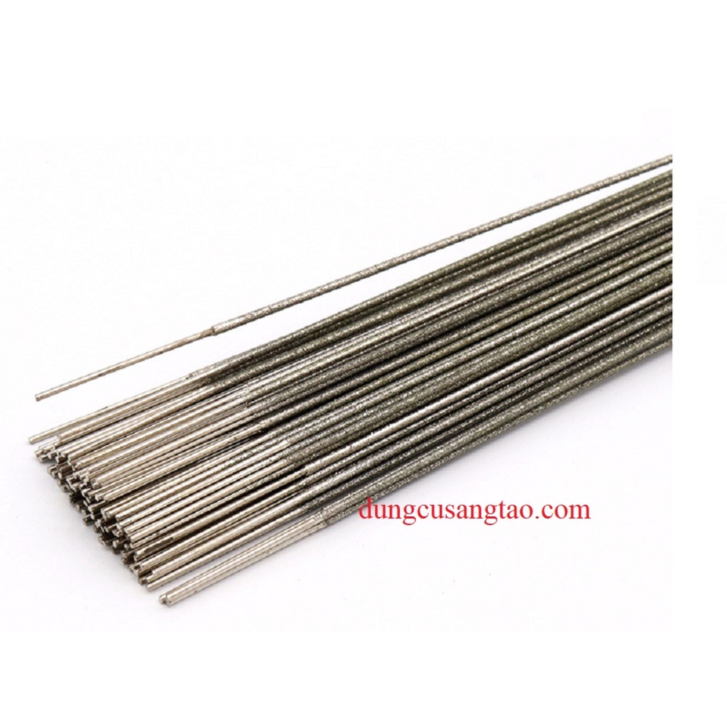 Dây cưa lọng / Lưỡi cưa gạch, đá, gốm, sứ, thủy tinh có phủ kim cương dài 400mm phi 1mm 1.5mm 2mm