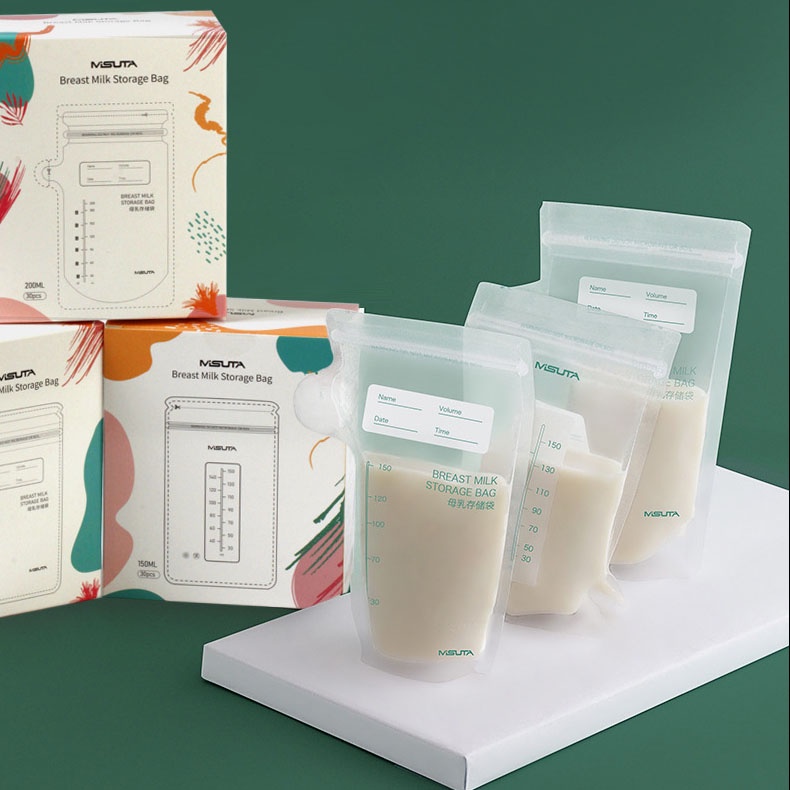 Túi trữ sữa mẹ có vòi, nhựa an toàn không bpa tiện lợi 150ml/200ml nội địa trung